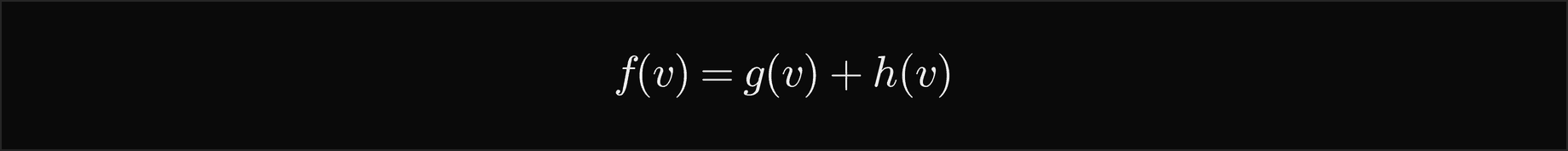f of v equals g of v plus h of v